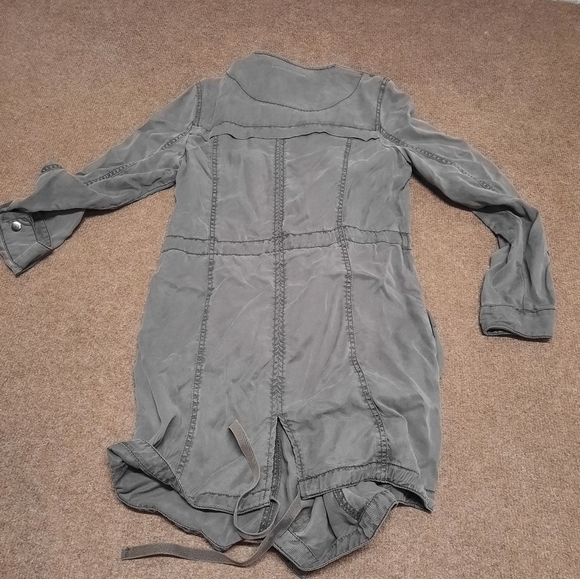 Anthropologie Hei Hei Womens Waterfall Army Utility Draped Jacket XS - Picture 4 of 9